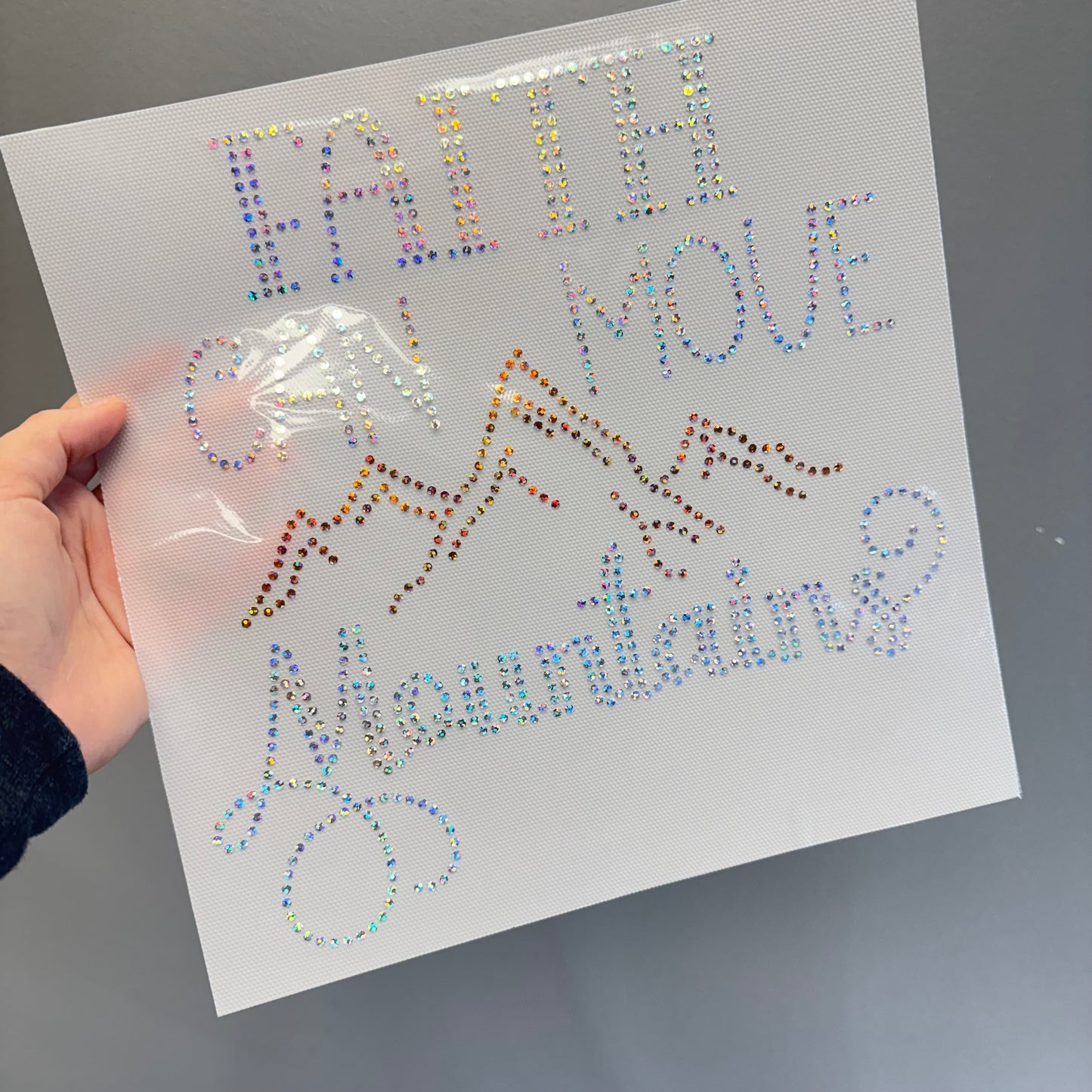 Faith Can Move Mountains Spangle