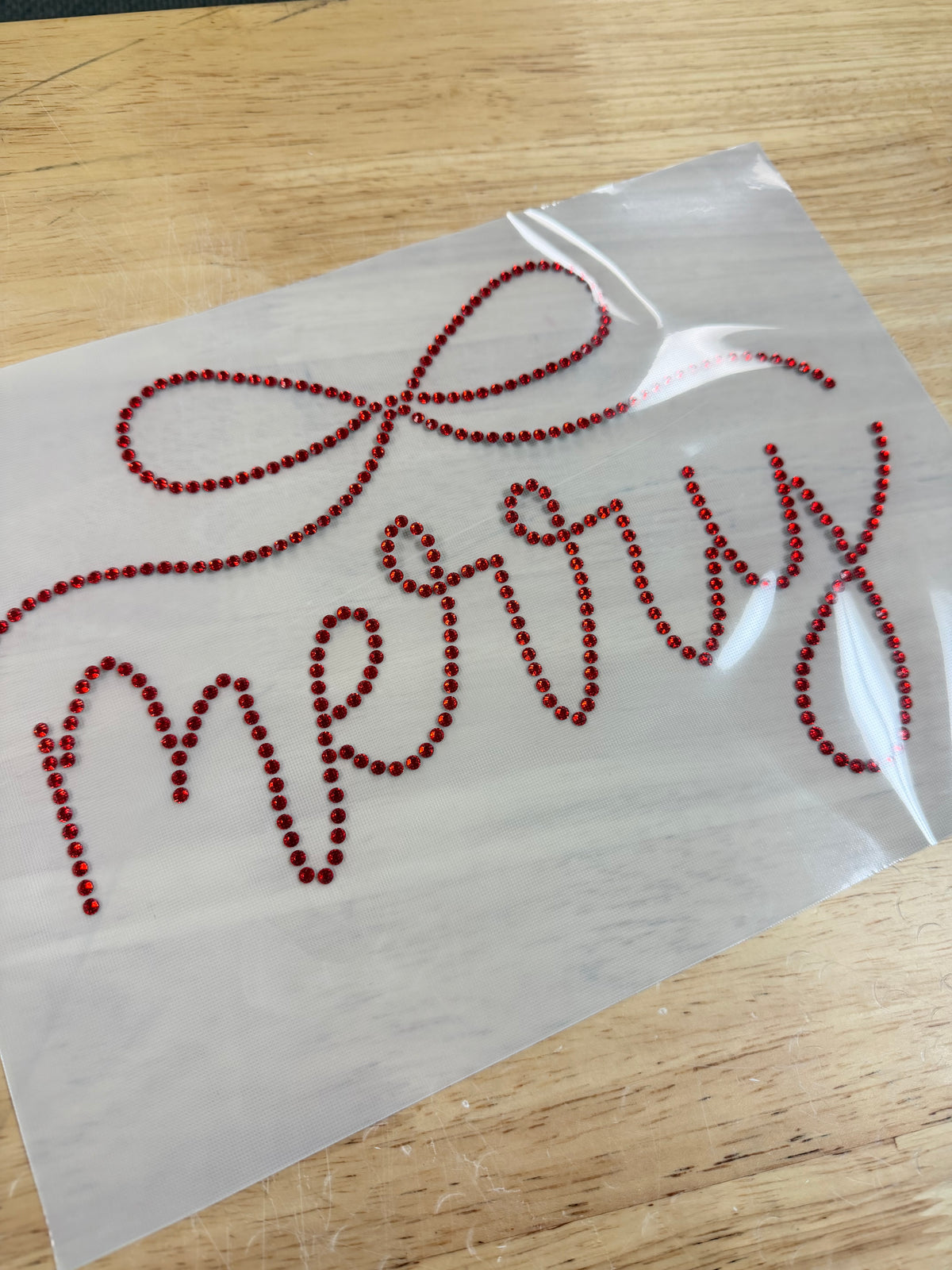 Merry Rhinestone - red