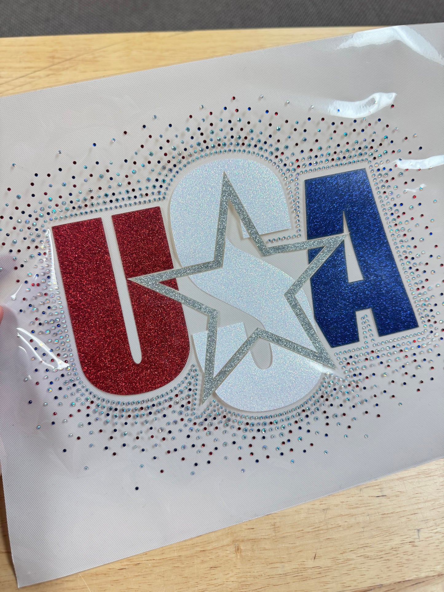 USA Glitter/ Rhinestone