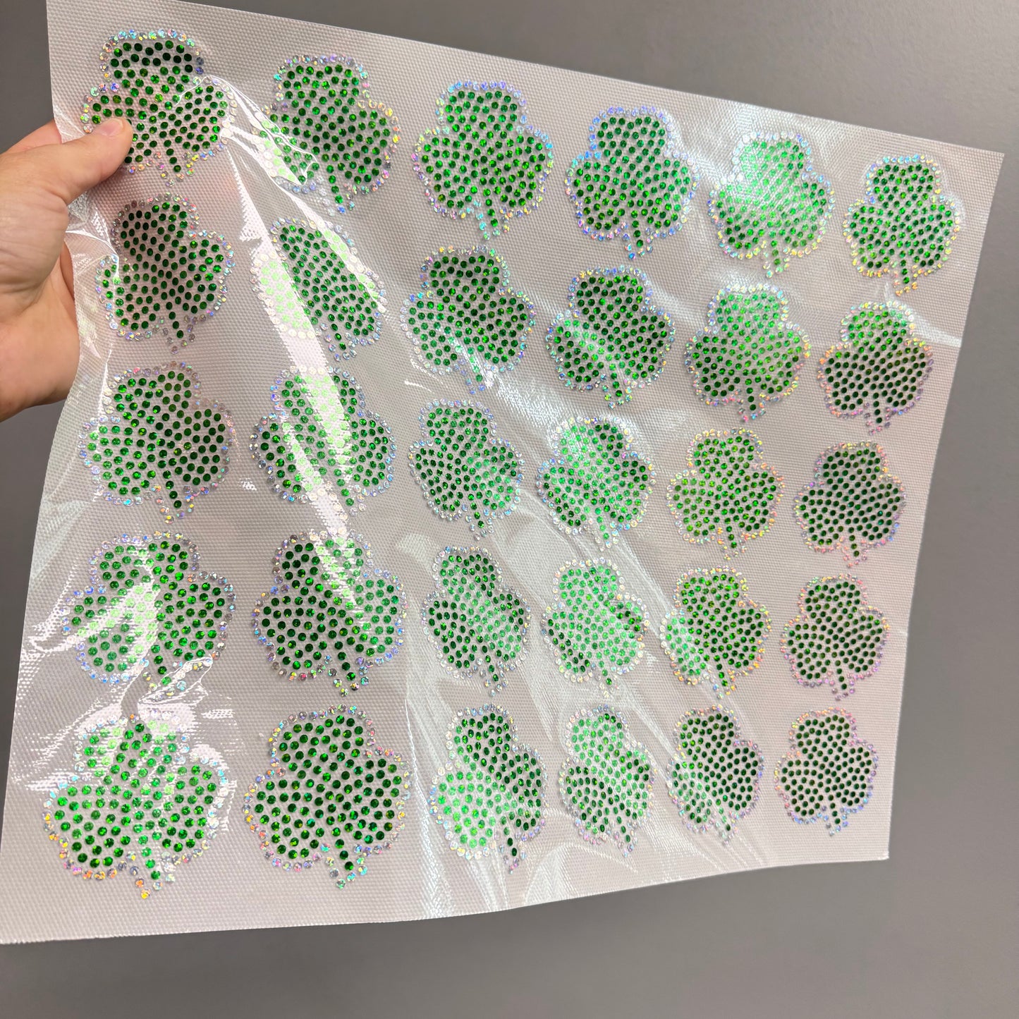 Sheet of Shamrocks Spangle