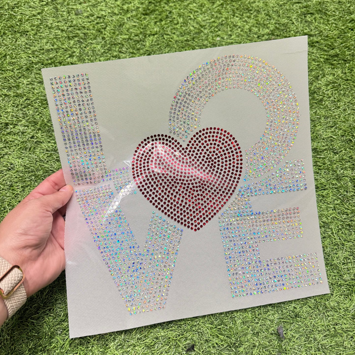 Love Red Heart Spangle