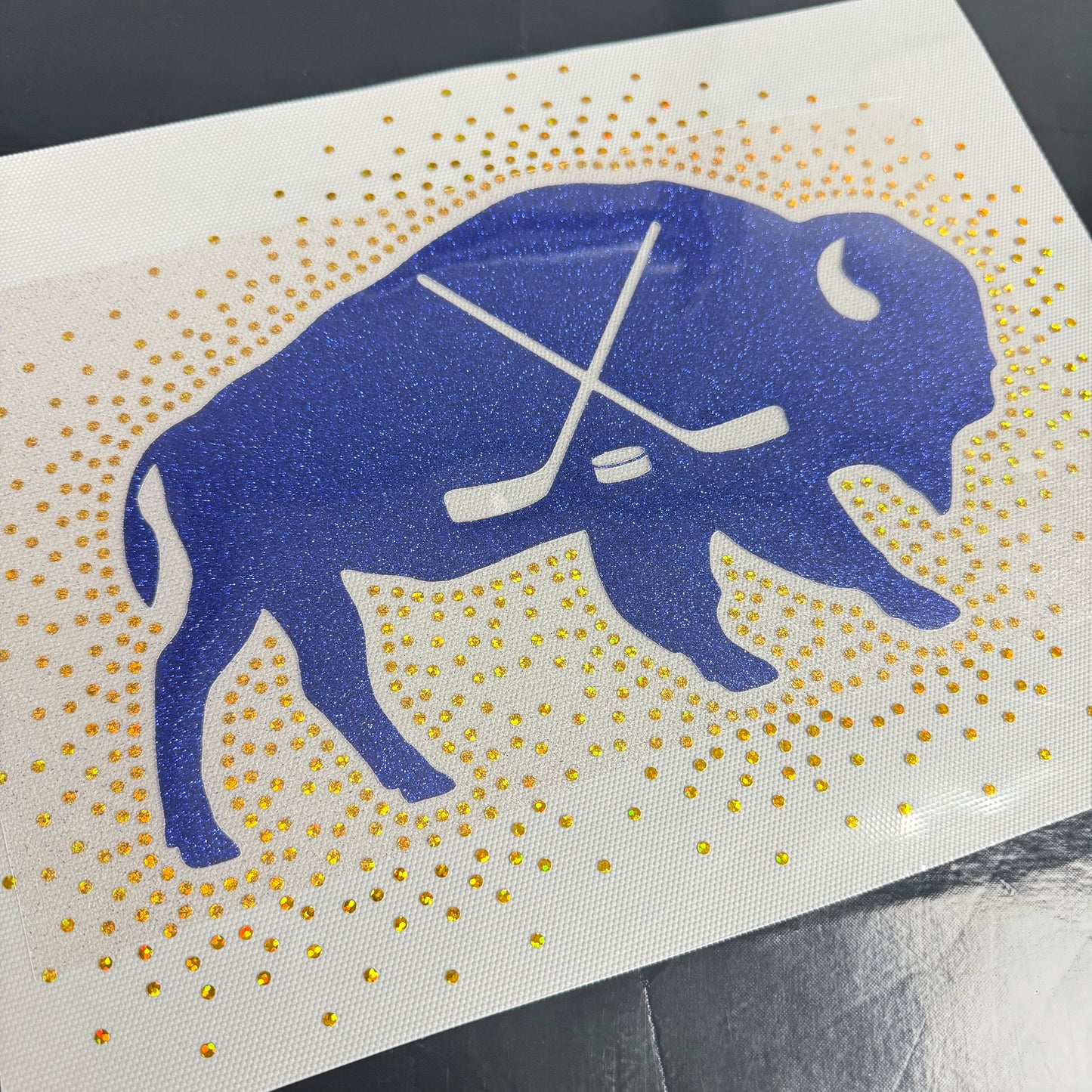 Hockey Buffalo Glitter/ Spangle