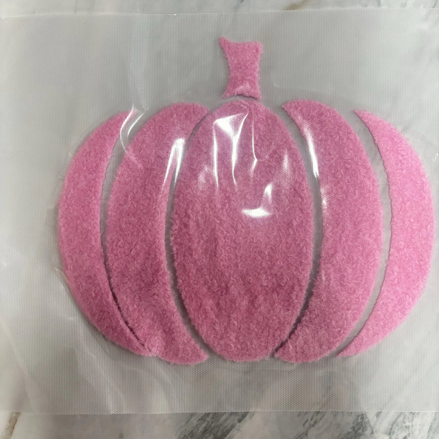 Pink Pumpkin Fuzzy Patch