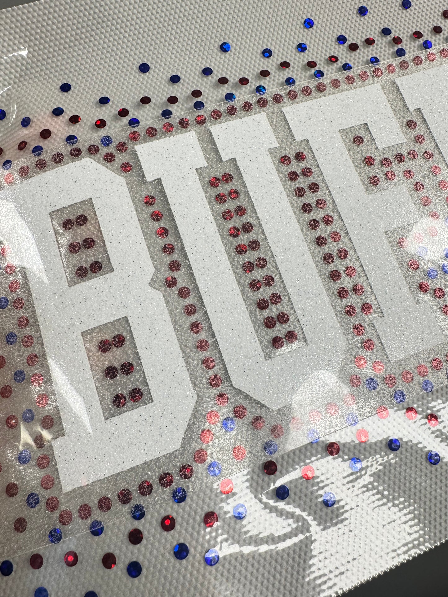Buffalo White Glitter/ Spangle