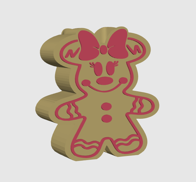 Gingerbread Mouse - Digital File