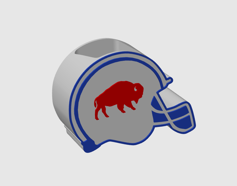 Buffalo Helmet Soap Holder- Digital File