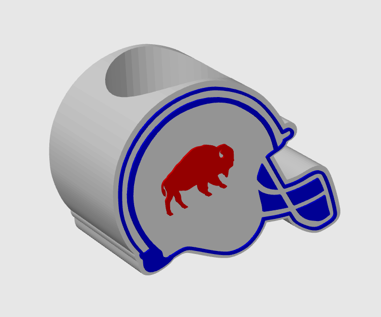 Buffalo Helmet Pen Holder- Digital File