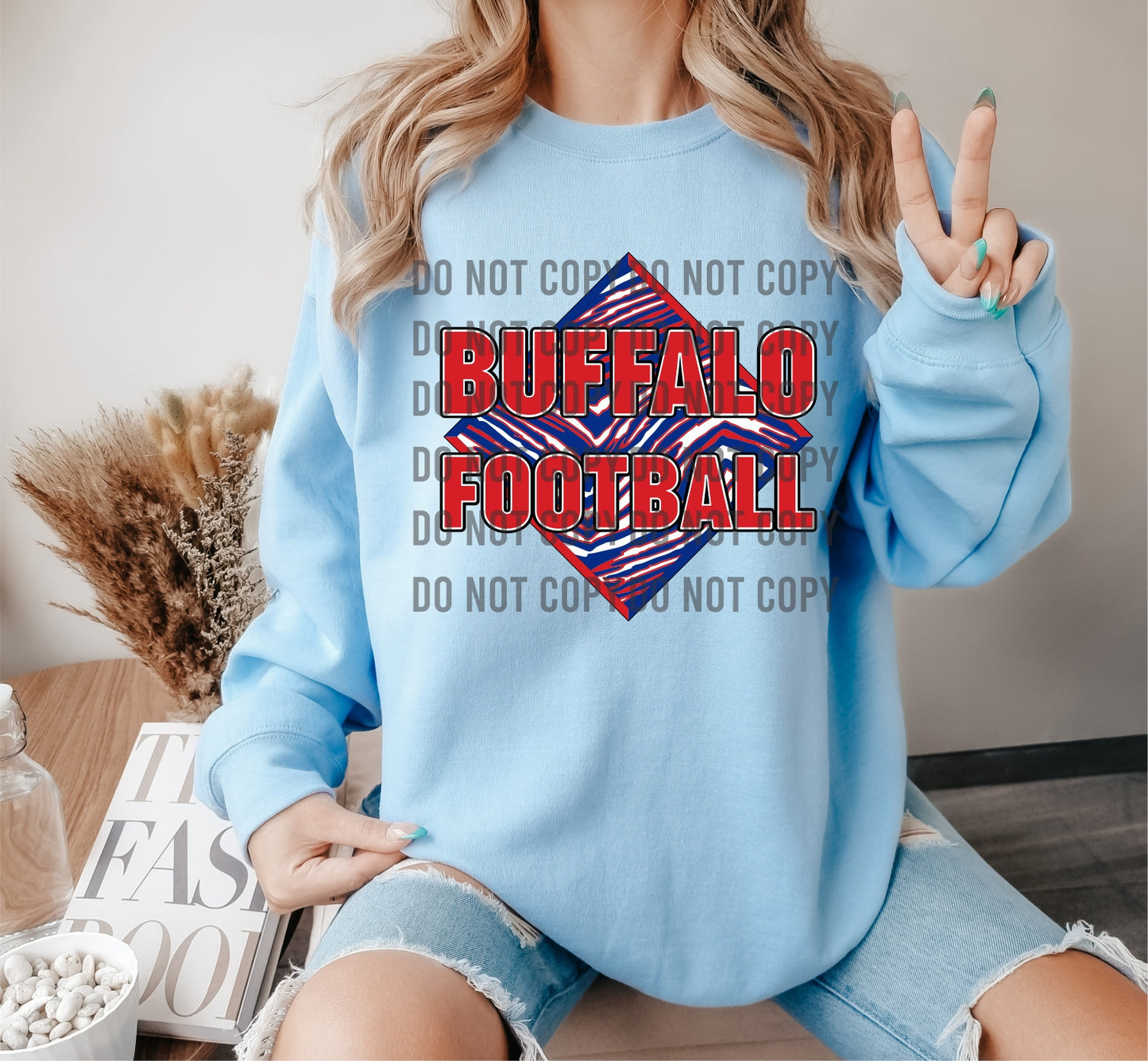 Buffalo Football Stripe Diamond