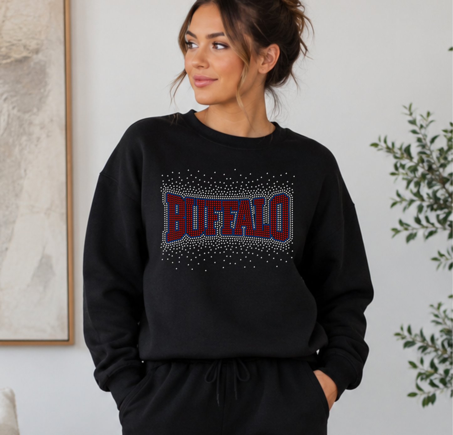 Buffalo Stretch Scatter Rhinestone