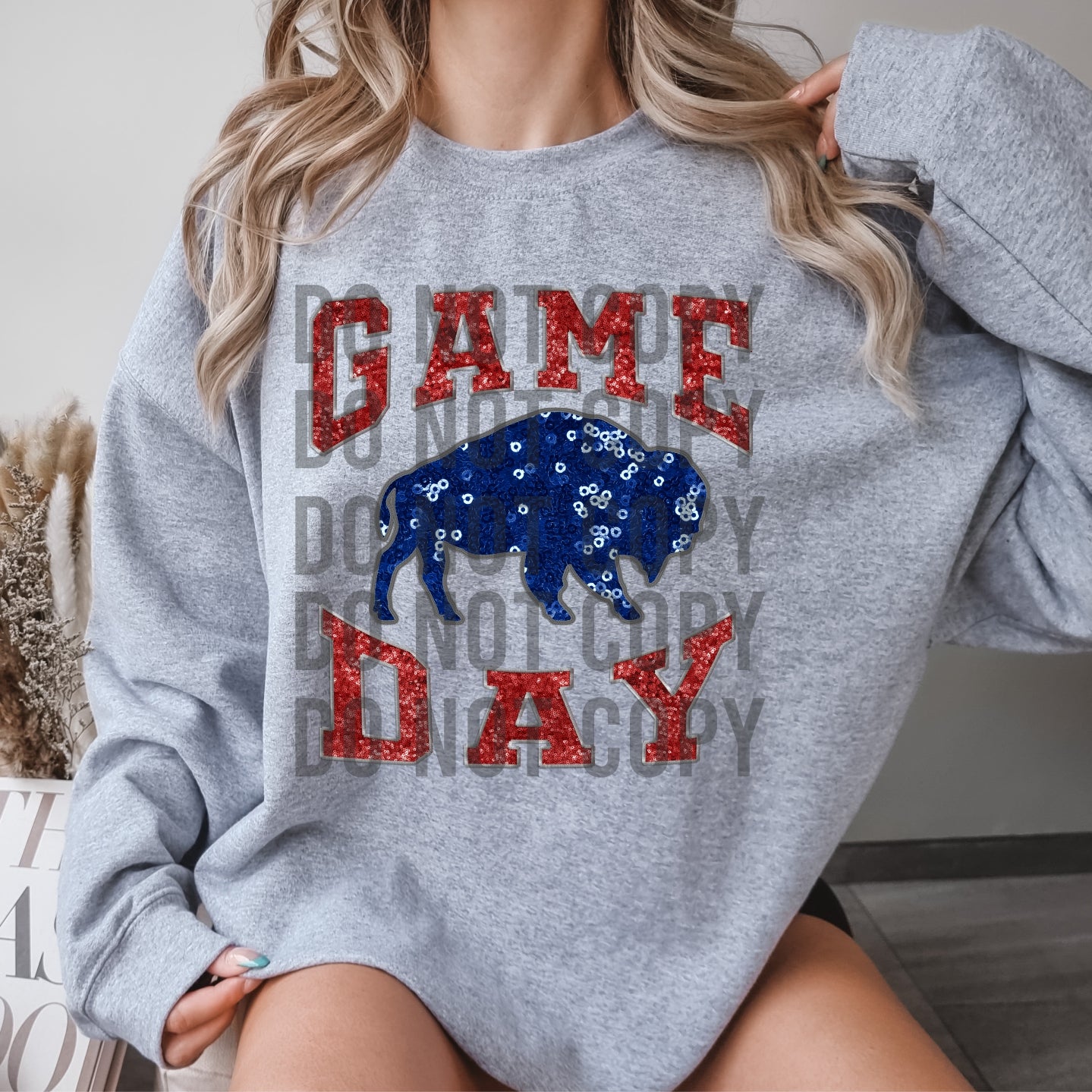 Buffalo Game Day Sequins