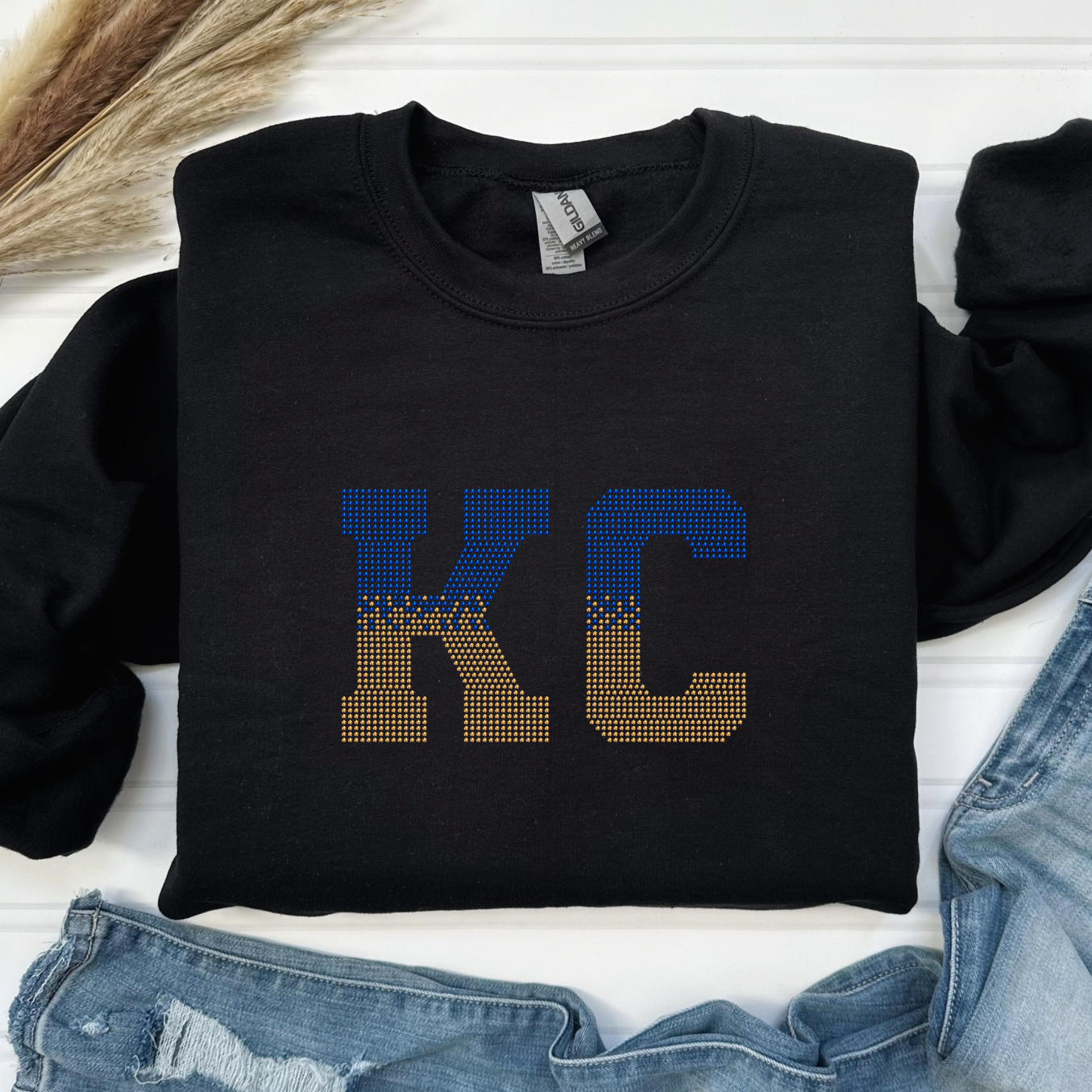 KC Blue Ombre Spangle