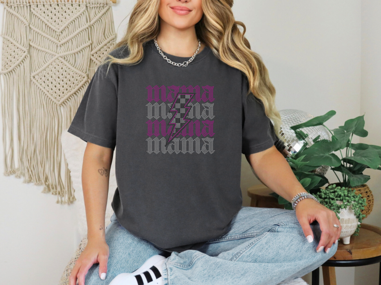 Mama Lightning Bolt Spangle