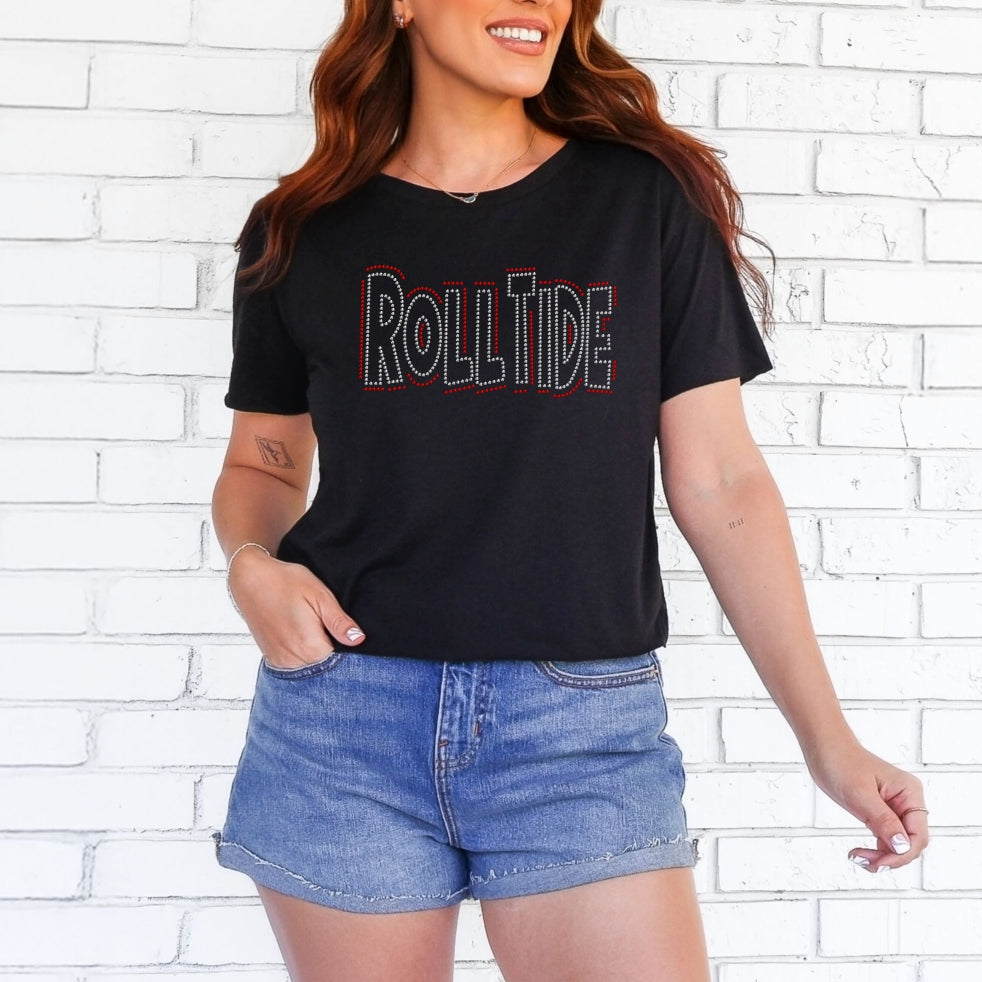 Roll Tide Oultine Spangle