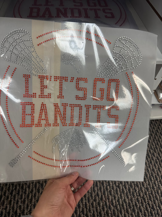 Let’s Go Bandits Rhinestone
