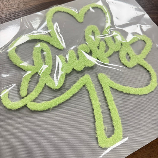 Lucky Shamrock Fuzzy Patch
