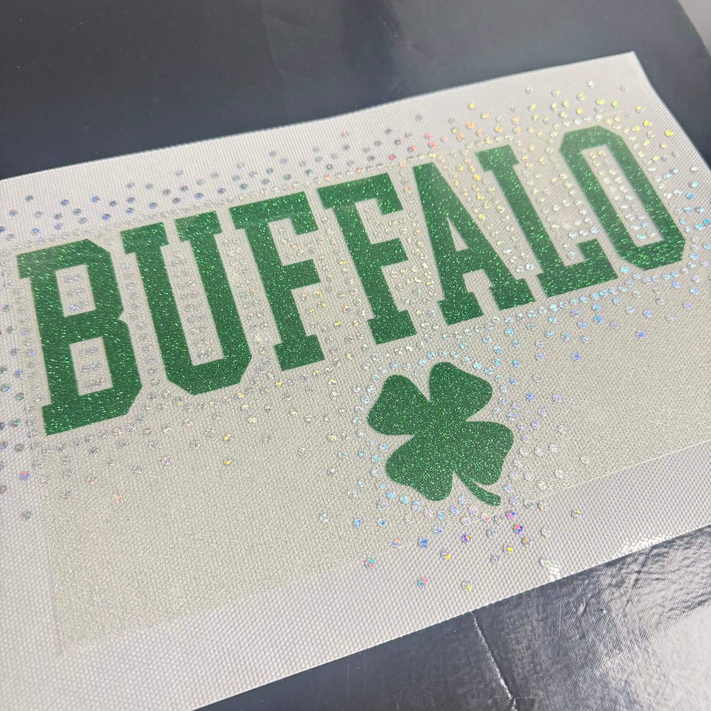 Buffalo Shamrock Glitter/Spangle
