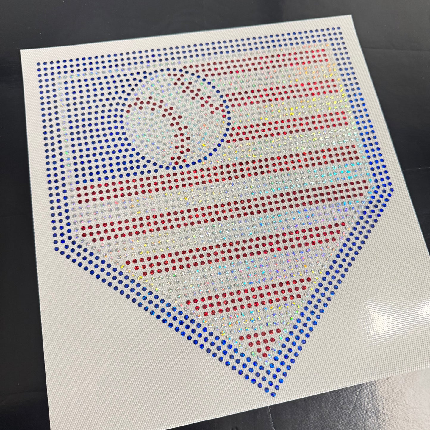 Flag Baseball Plate Spangle