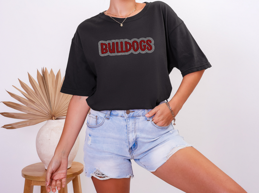Bulldogs Outline Spangle