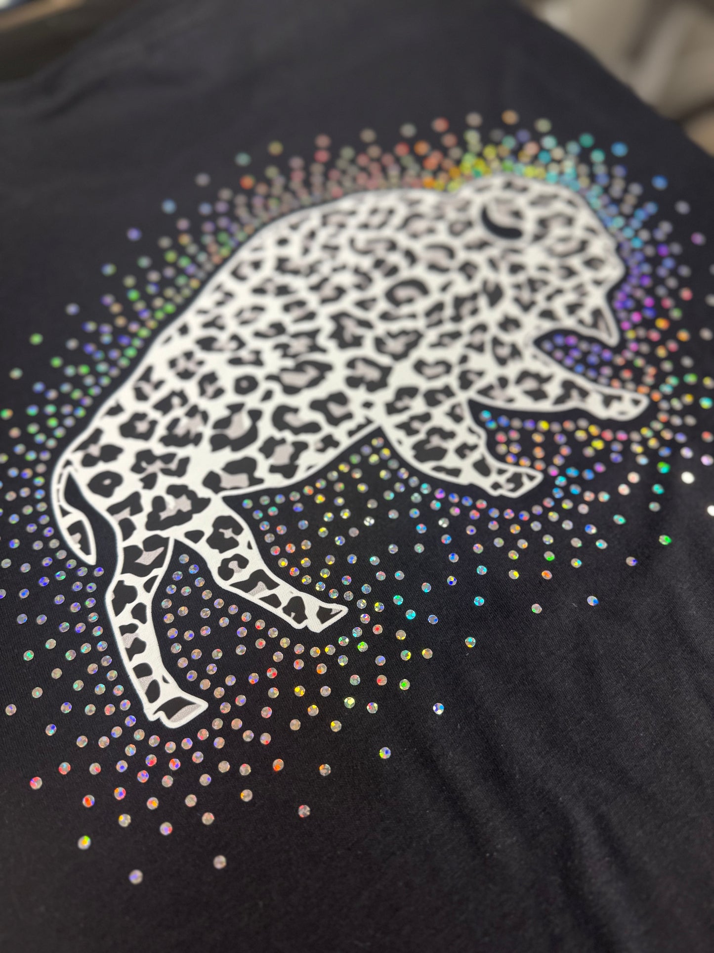 Leopard Buffalo DTF/ Spangle