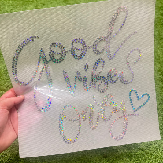 Good Vibes Only Spangle