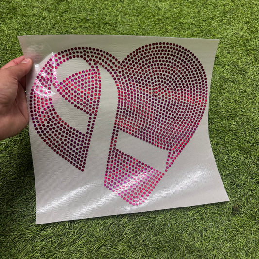 Heart Ribbon Spangle