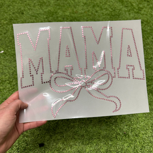 Mama Bow Pink Spangle