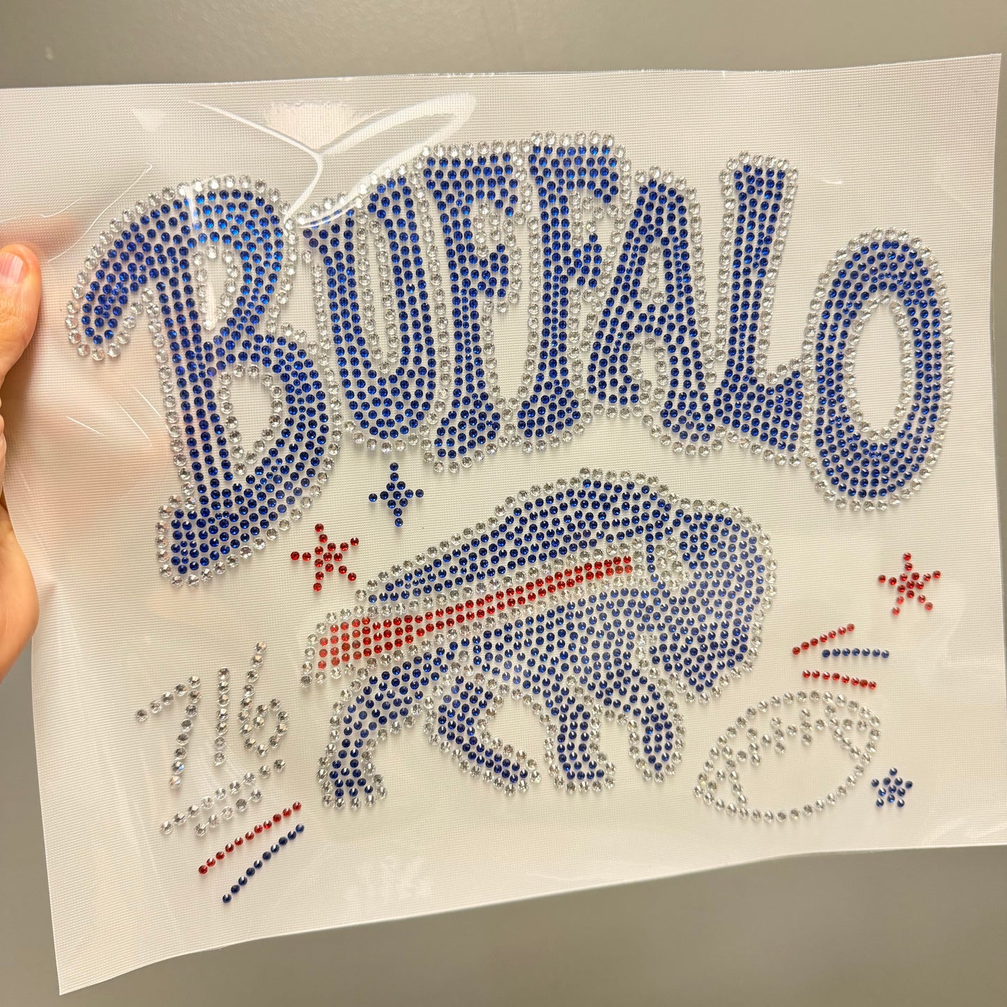 Buffalo Doodle Rhinestone