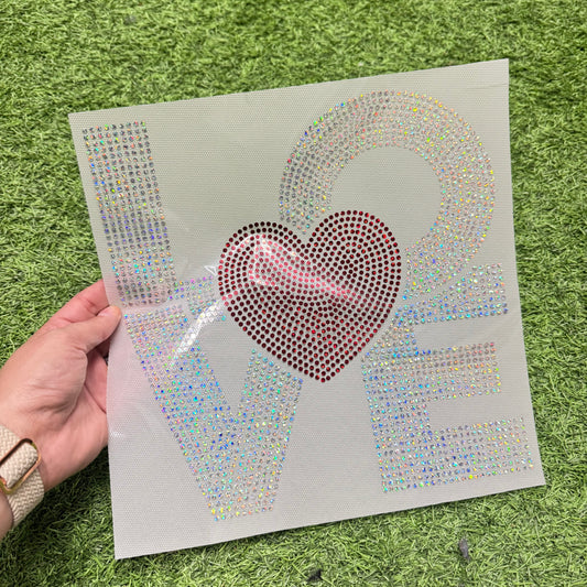 Love Red Heart Spangle