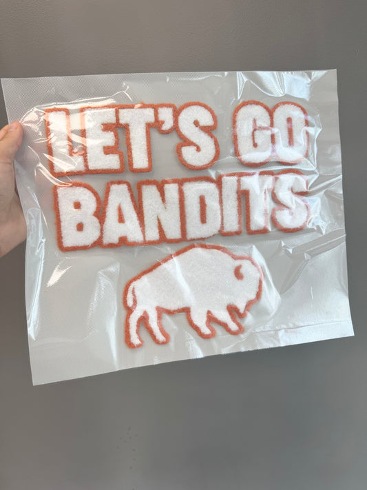 Let's Go Bandits Fuzzy Patch