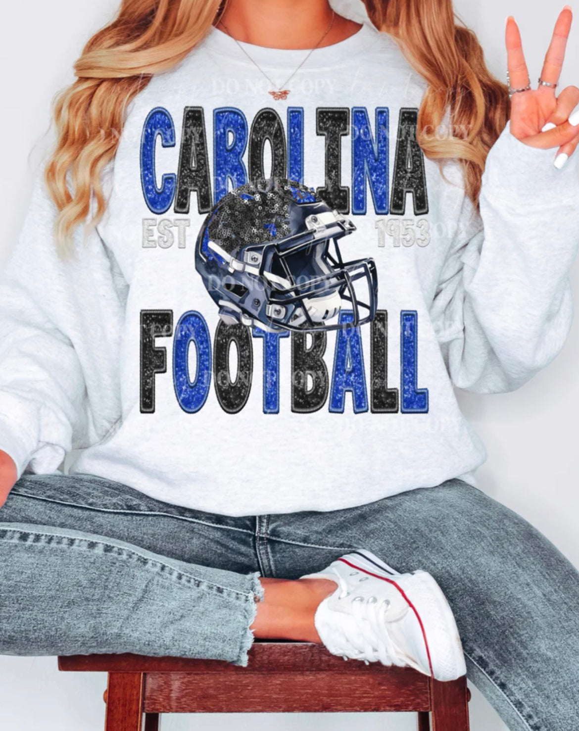 Sequin Carolina Football