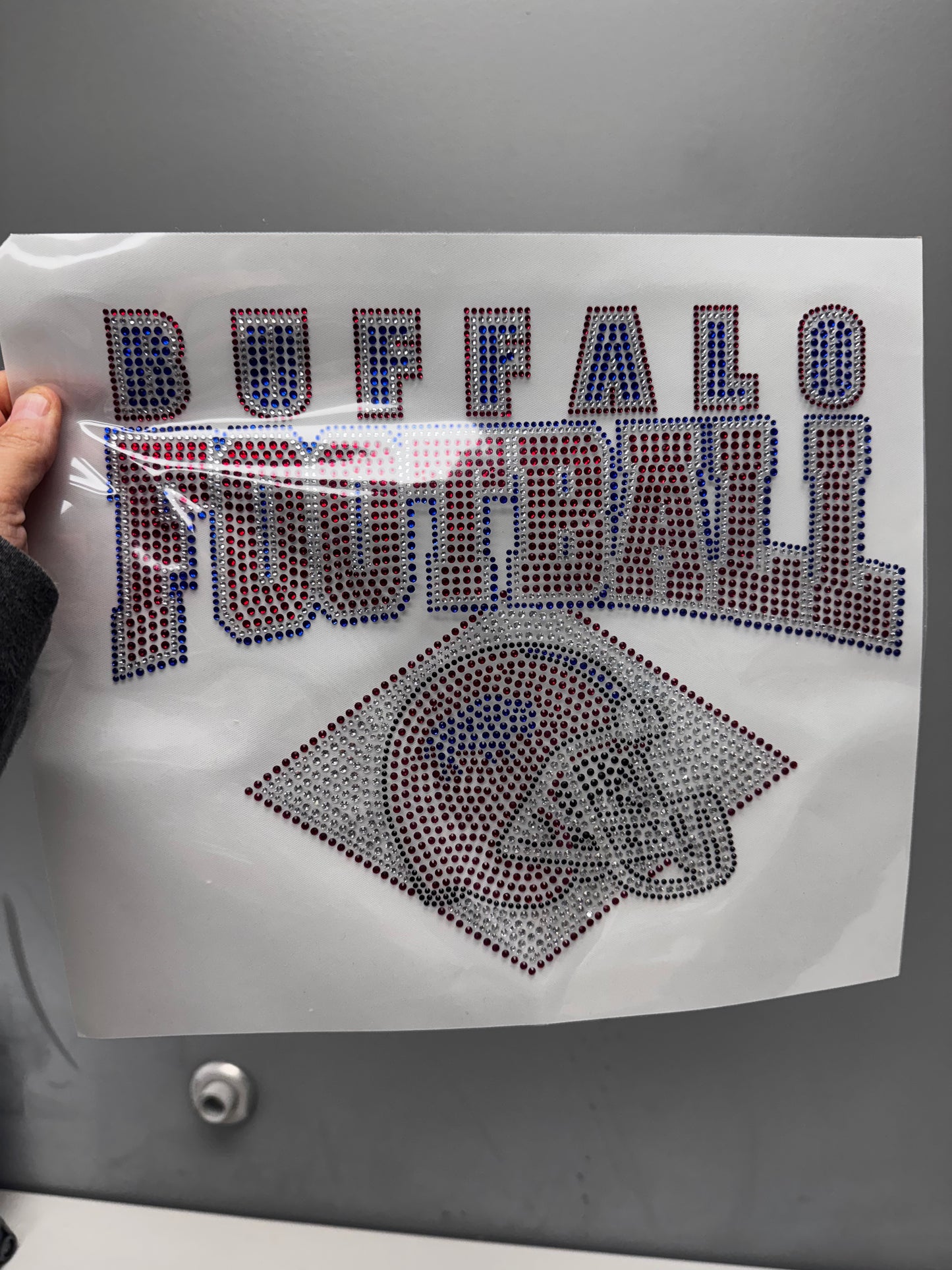 Buffalo Football Rhinestone