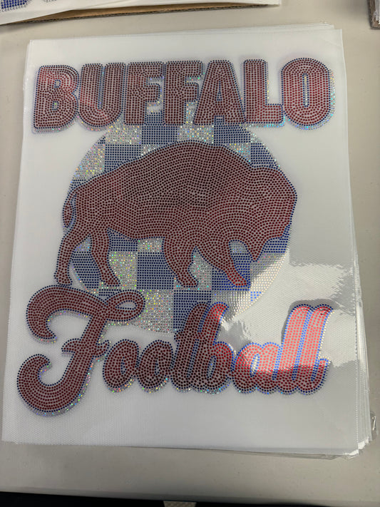 Buffalo Football Checker Spangle