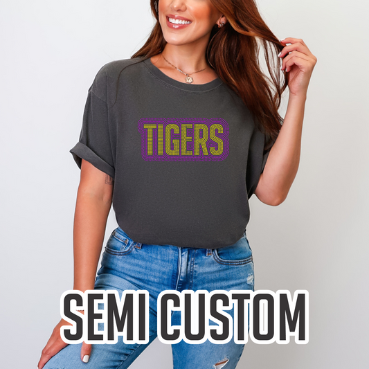 Semi Custom Mascot Spangle Design