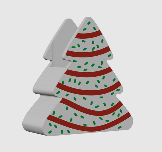 Christmas Tree Cake  - Digital File