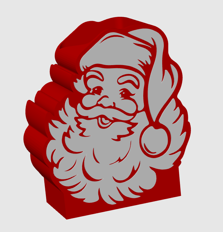 Vintage Santa Soap Holder- Digital File