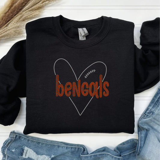 Bengals Heart Spangle