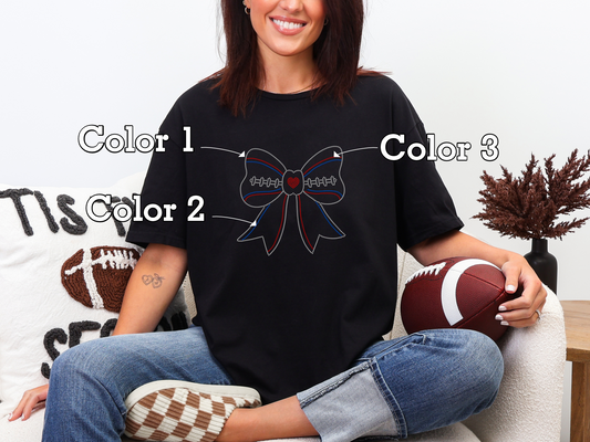 Football Bow Spangle