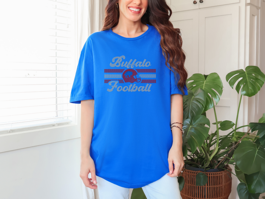 Buffalo Football Stripes Spangle