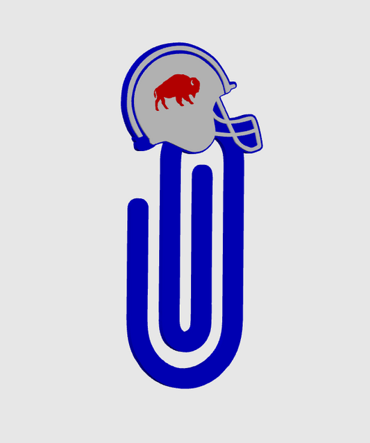 Buffalo Helmet Paperclip - Digital File