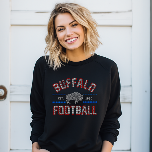 Buffalo Football Curved Spangle