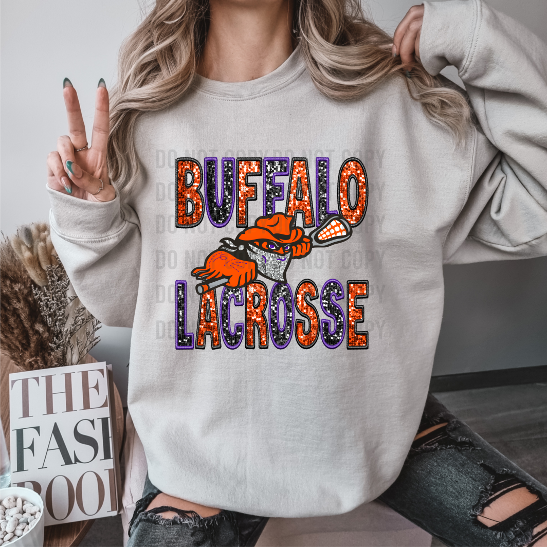 Buffalo Lacrosse Glitter