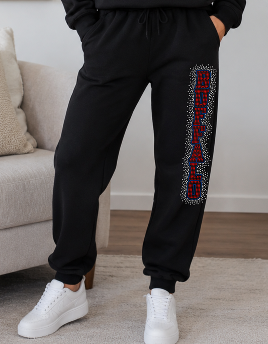 Buffalo Vertical Rhinestone