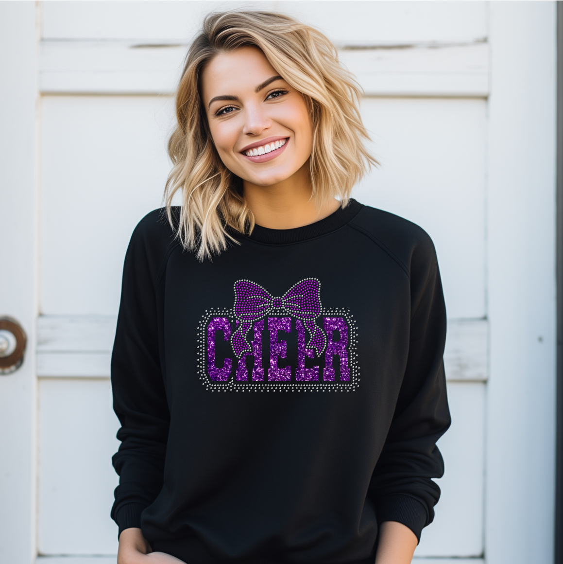 Cheer Bow Glitter/ Spangle