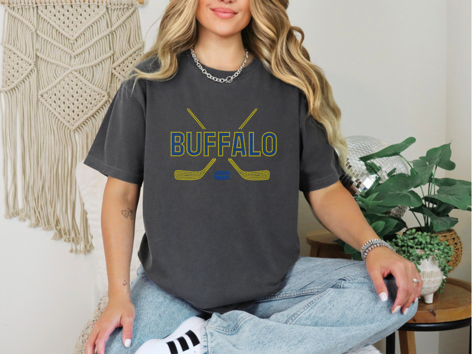 Buffalo Crossed Sticks Spangle