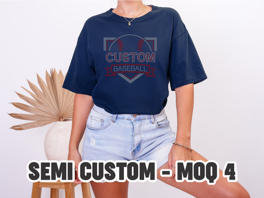 Semi Custom Baseball Spangle *MOQ 4*