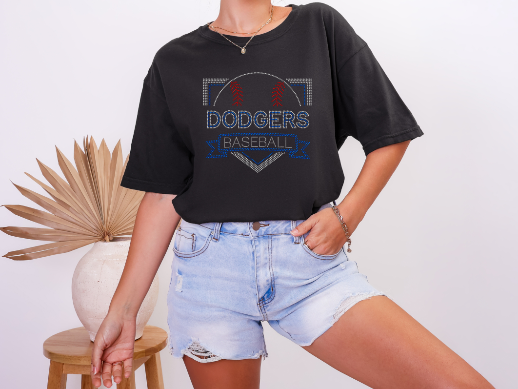 Dodgers Baseball Spangle