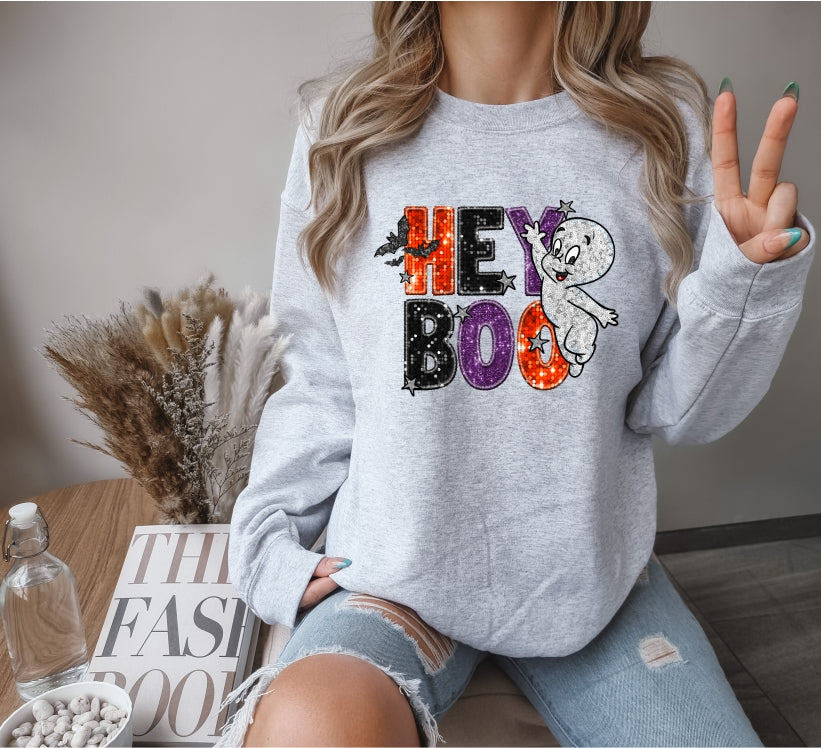 Hey Boo Batman Hey Boo – Cotton & Copper Transfers