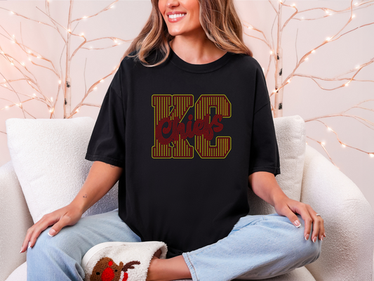 KC- Chiefs Rhinestone