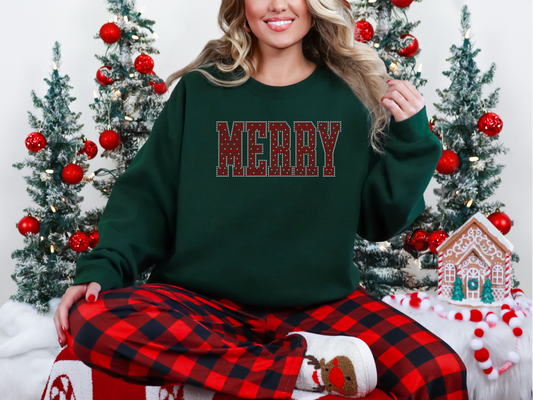 Merry Polka Dot Rhinestone