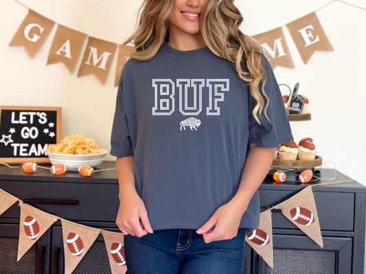 BUF with Buffalo Rhinestone